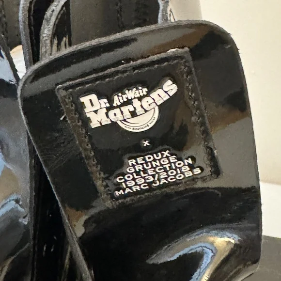 size 5us - Dr. Martens x Redux Grunge Collection 1993/2018 Marc Jacobs black